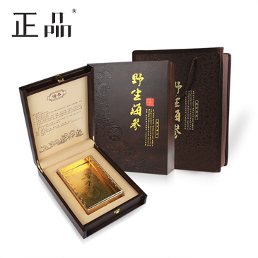 烫金压纹海参盒皮盒包装
